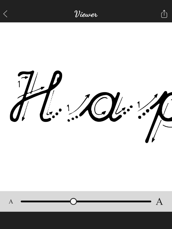 Screenshot #5 pour Cursive Converter