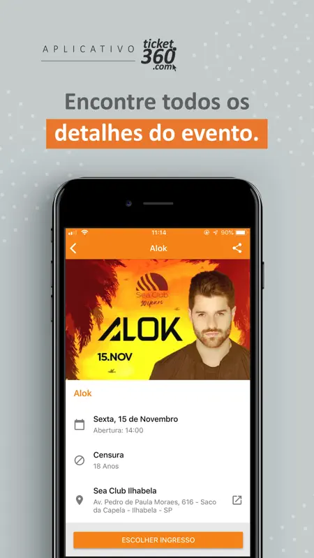 Ticket360 Ingressos e Eventos screenshot 6 of 10