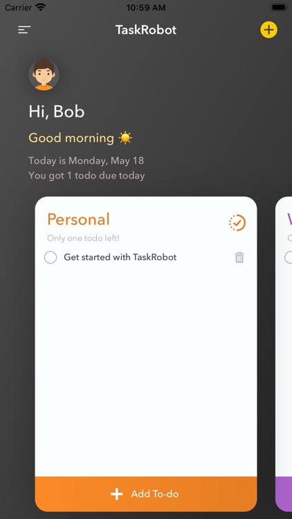 Task Robot: To Do Helper