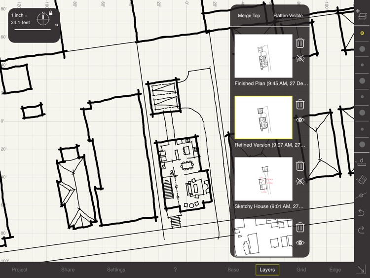 Arrette Scale sketch drafting screenshot-4