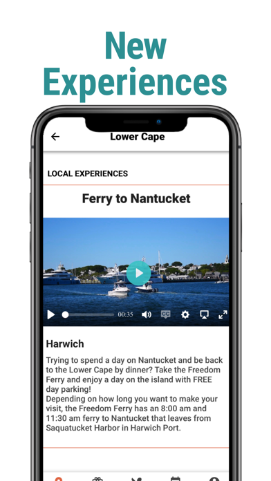 New England Travel App Screenshot