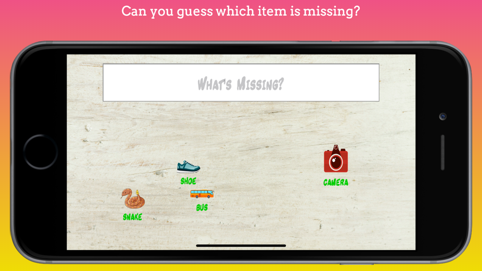 #4. What's Missing - Memory Game (iOS) 来自: Gilad Oved