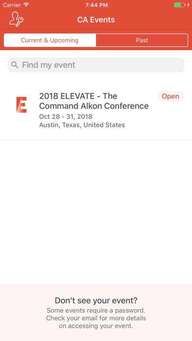 How to cancel & delete Command Alkon Events from iphone & ipad 4