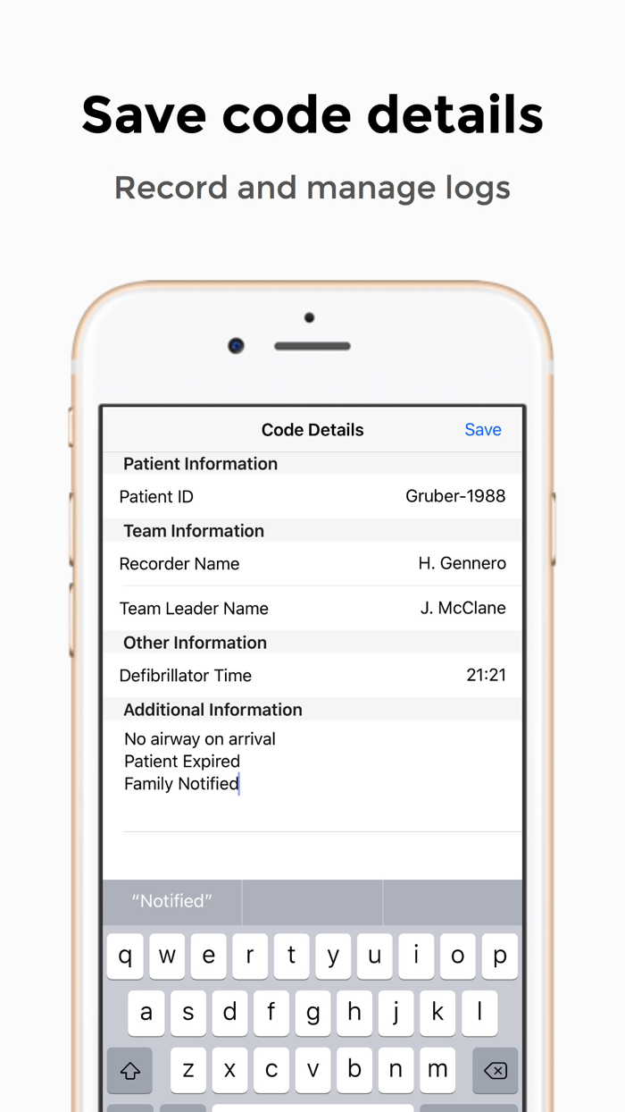 Code Blue CPR Event Timer
