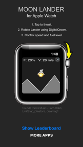 Moon Lander for Watch screenshot