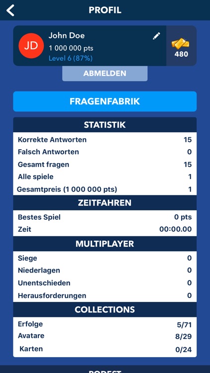 Wissens Quizspiel Deutsch screenshot-7