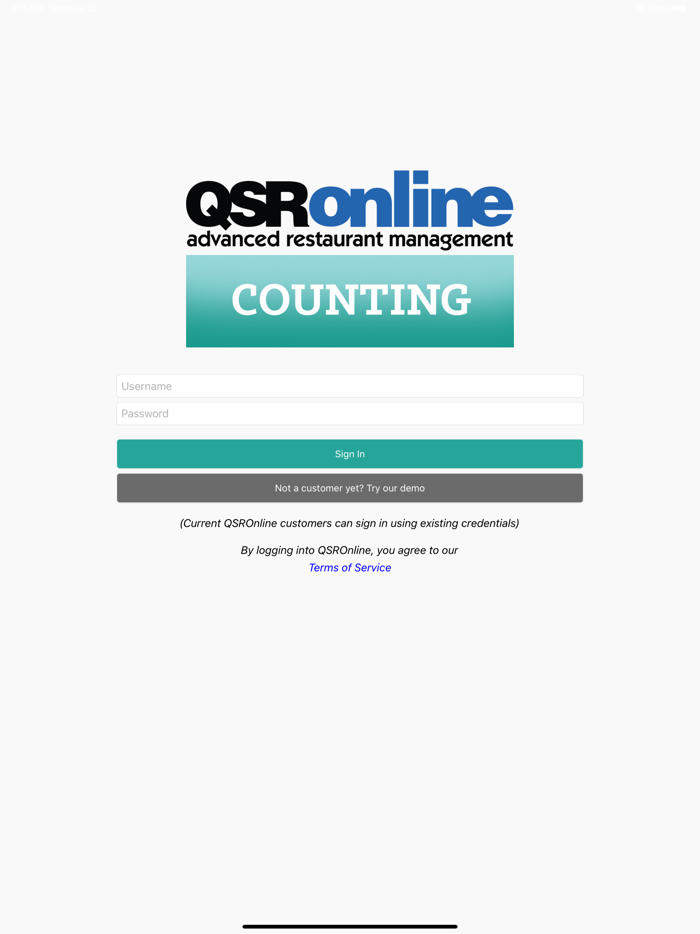QSROnline Counting