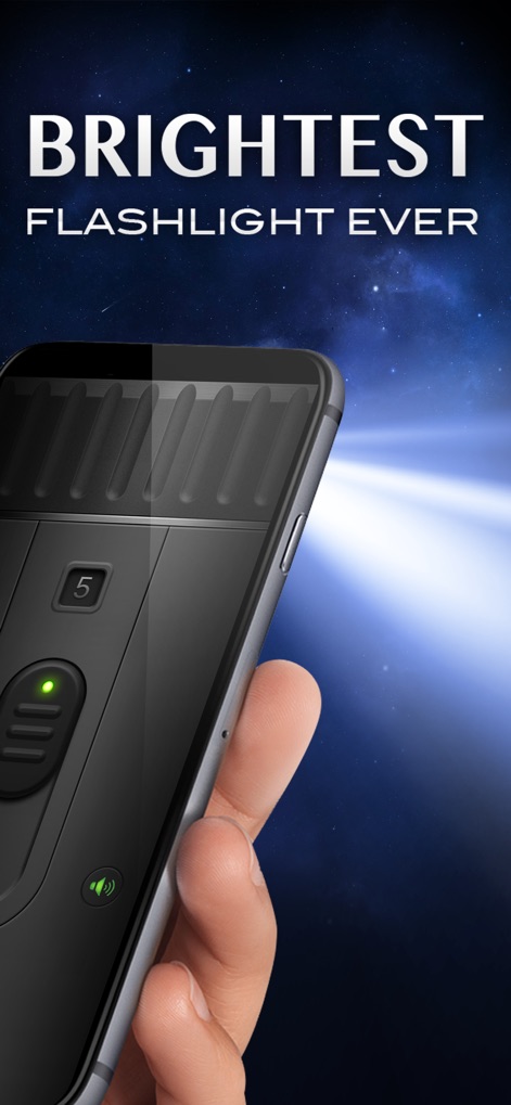 Flashlight ¤ - L'app trasforma istantaneamente l'iPhone in una torcia ultra-luminosa e affidabile. Gli utenti apprezzano la resa luminosa intensa e il design dell'interfaccia che simula una torcia fisica.