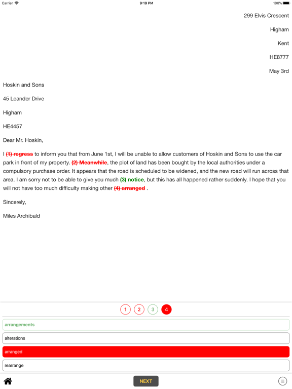 Screenshot #5 pour Reading for the TOEIC ® Test