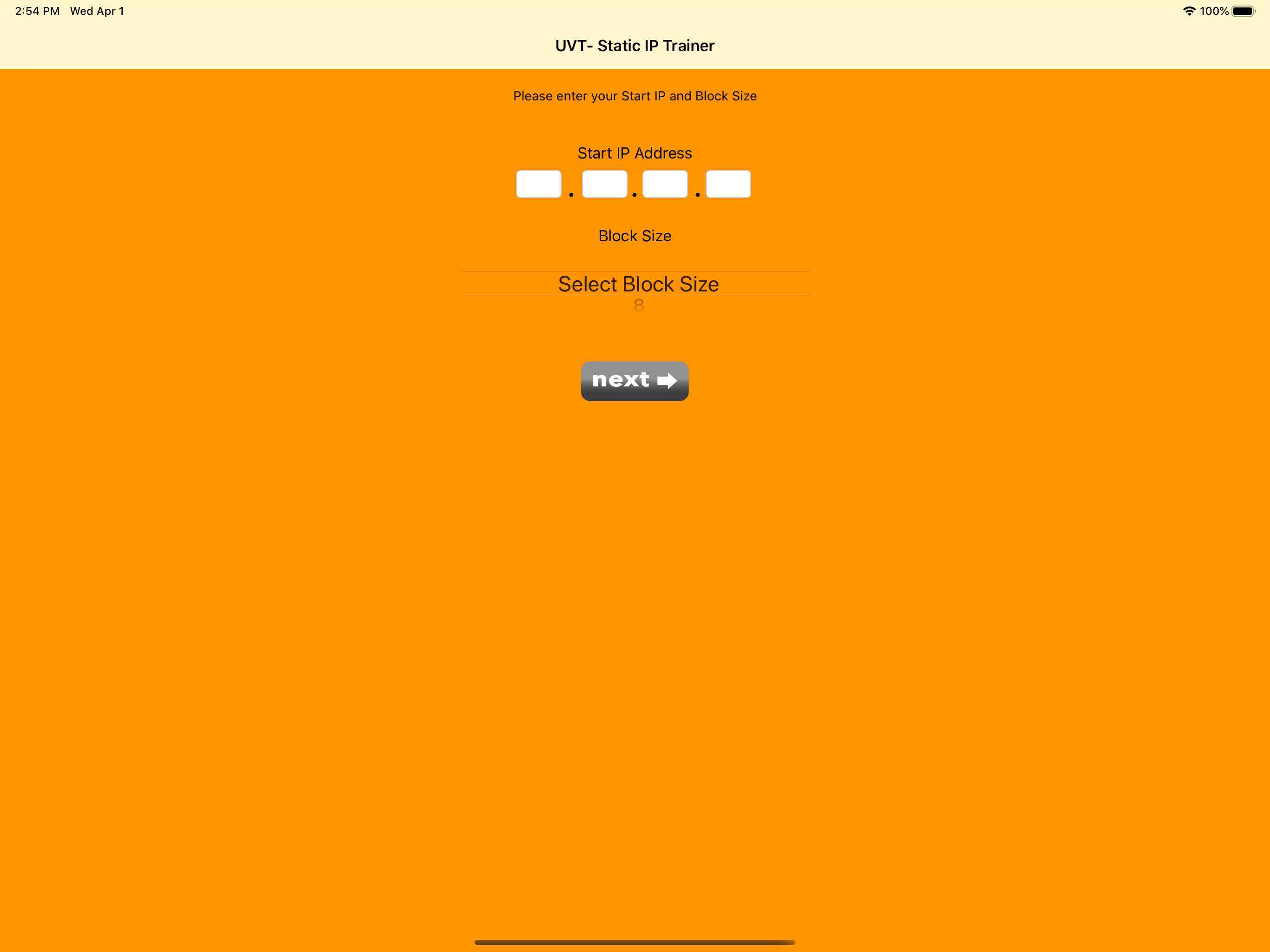 UVT- Static IP Trainer screenshot 6