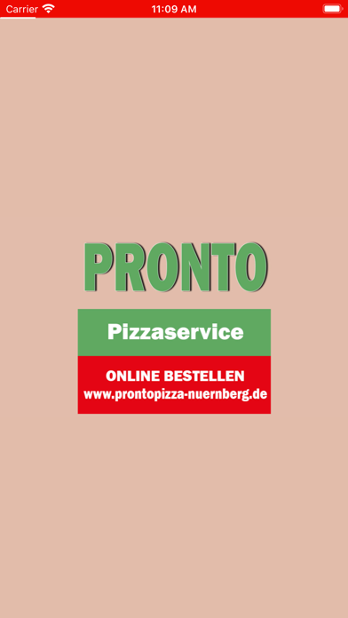 Pronto Pizza Service Screenshot