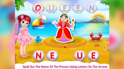 Princess ABC: Learn Spelling Screenshot