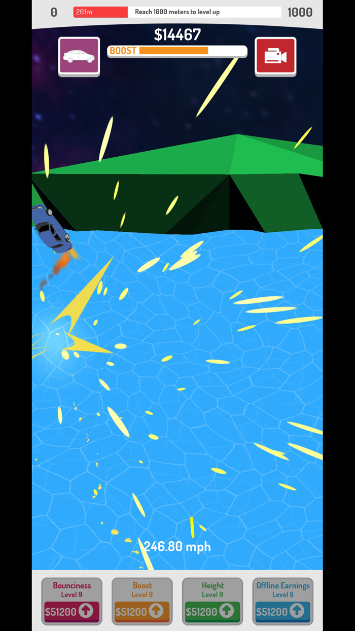 Car VS Trampoline  Crazy Drop