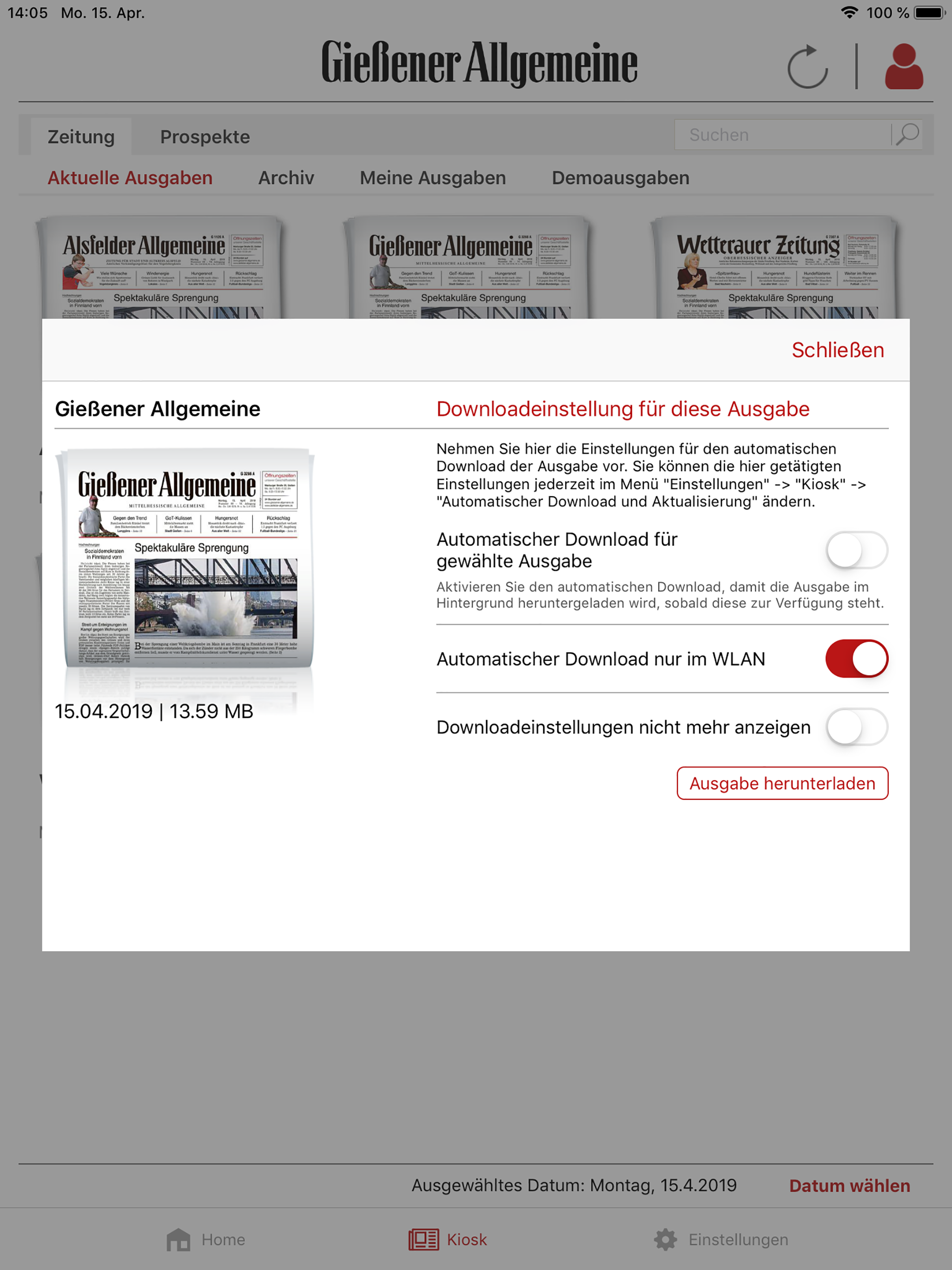 AAZ ePaper screenshot 5