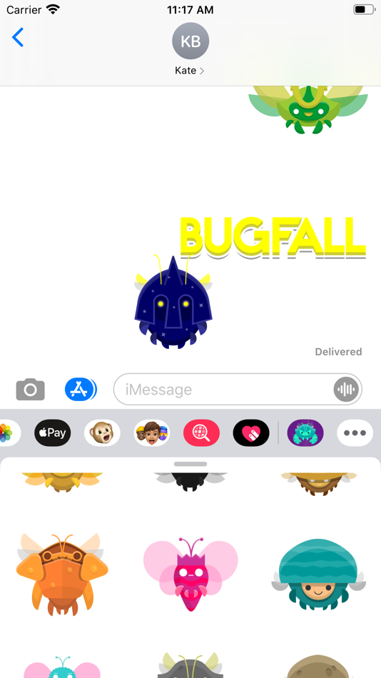BugFall Stickers - 1.2 - (iOS)