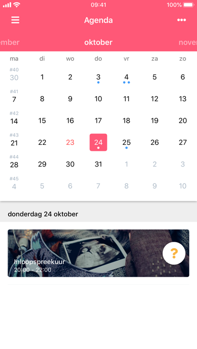 Mijn Verloskundige App Screenshot