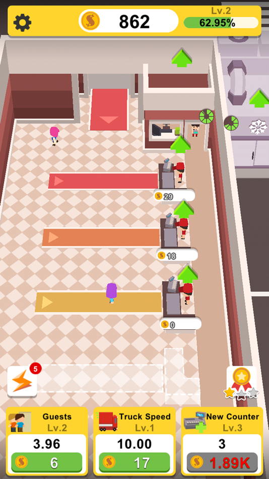 #3. Burger Inc. (iOS) By: 洁 任
