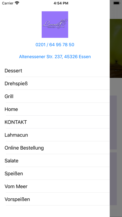 Screenshot #3 pour Lavendel Restaurant in Essen