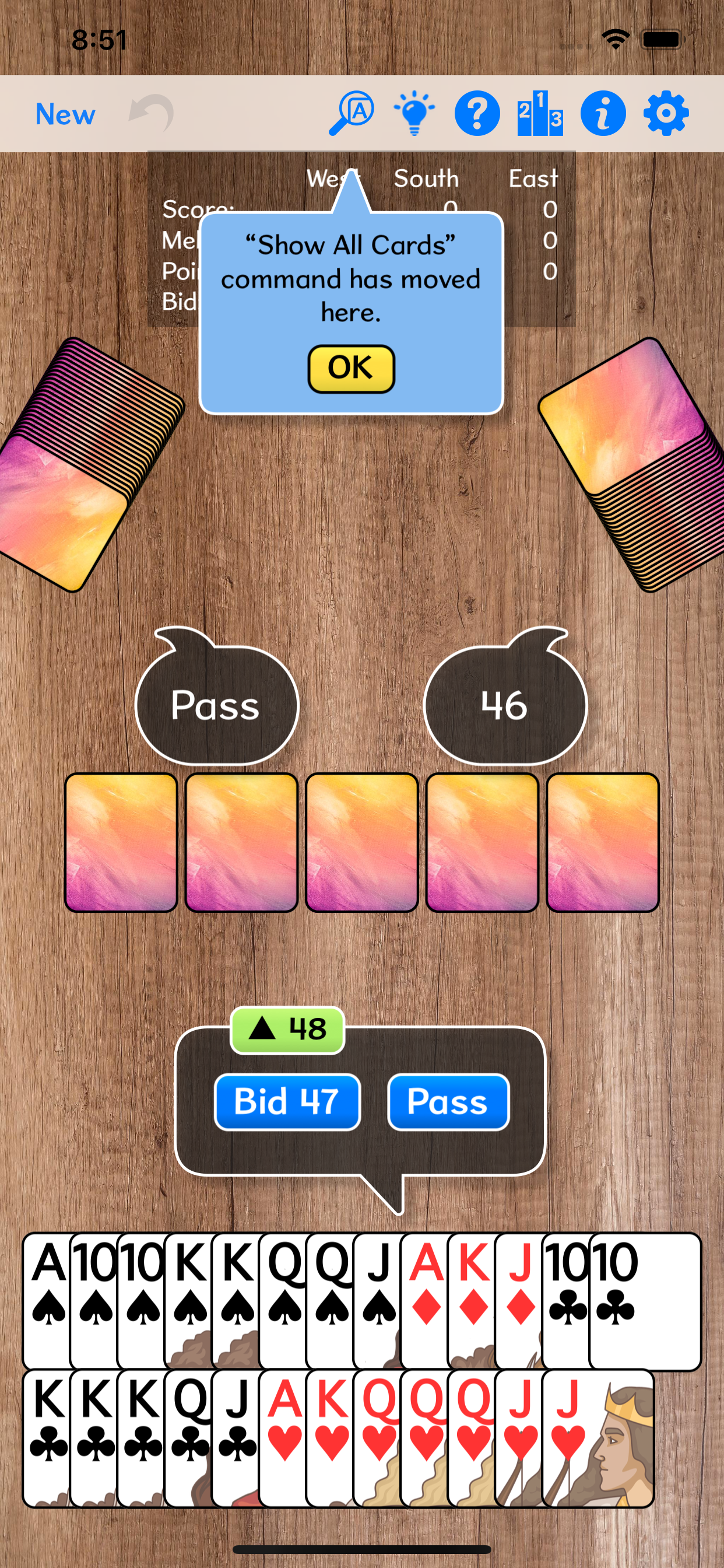 Cutthroat Pinochle+ screenshot 4