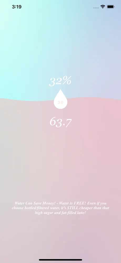 Cheers! -Water intake tracker
