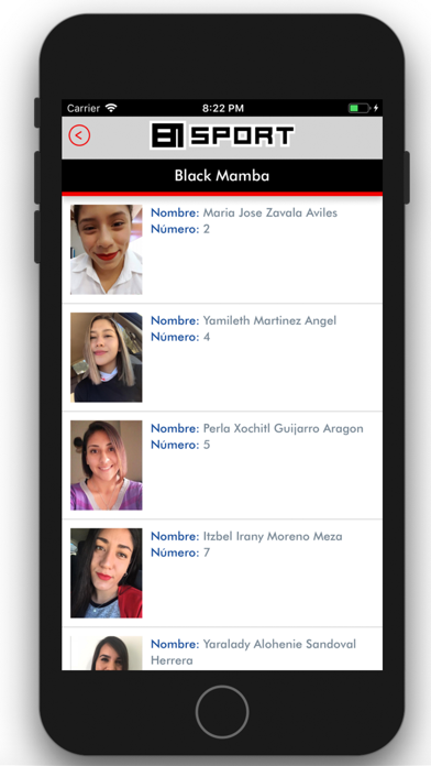 App screenshot