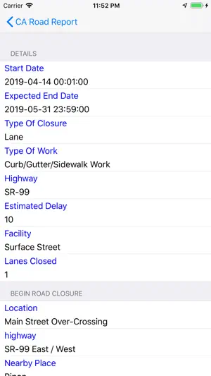 California Road Report screenshot 4