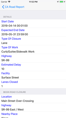 California Road Report screenshot 4