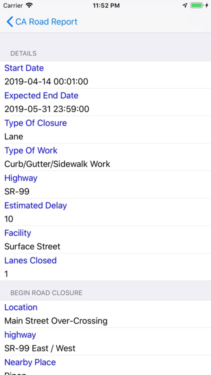 California Road Report screenshot-3