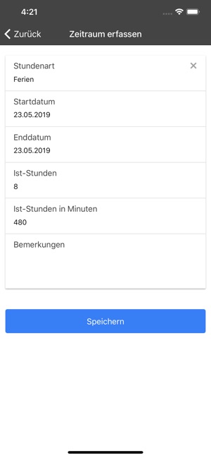 PROFFIX Zeiterfassung mobile(圖5)-速報App