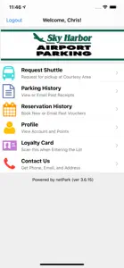 Skyharbor Airport Parking screenshot #1 for iPhone