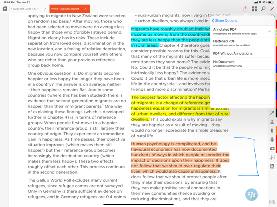 iAnnotate for BlackBerry iPad screenshot