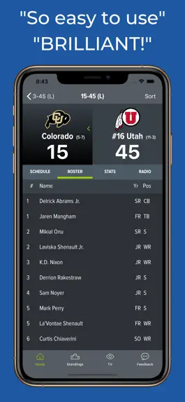 Game screenshot Colorado Football Schedules hack