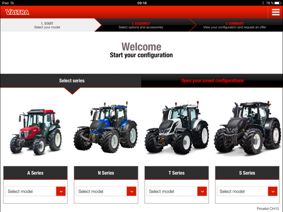 Screenshot #4 pour Valtra Configurator