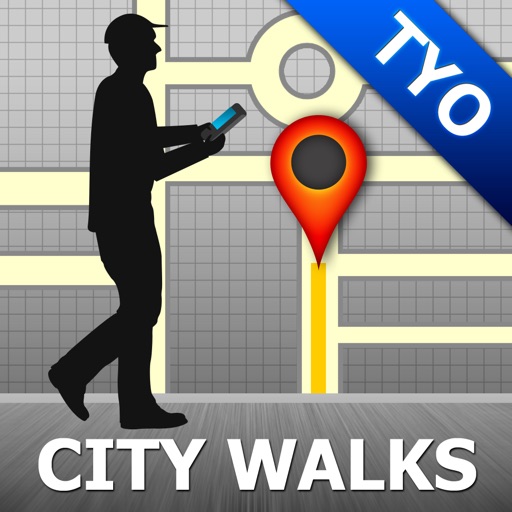 Tokyo Map & Walks (F) iOS App