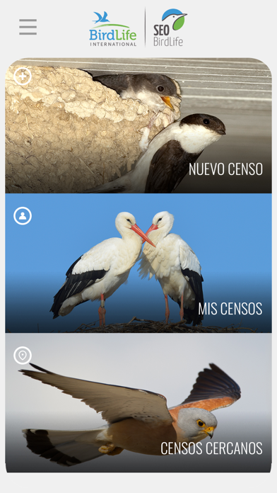 Censos SEO BirdLife Screenshot