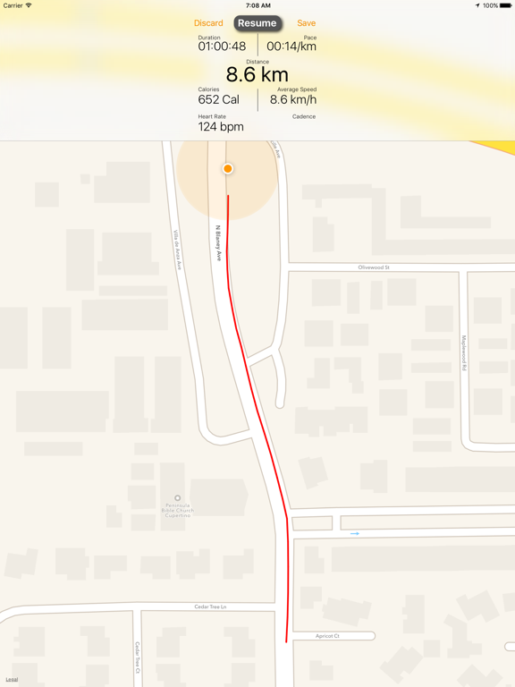 Workout Beacn iPad screenshot 2 - Health & Fitness app