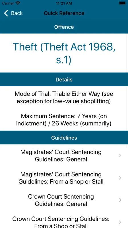 Crime QRH screenshot 3 of 3