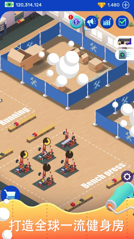 Idle Fitness Gym Tycoon - Game