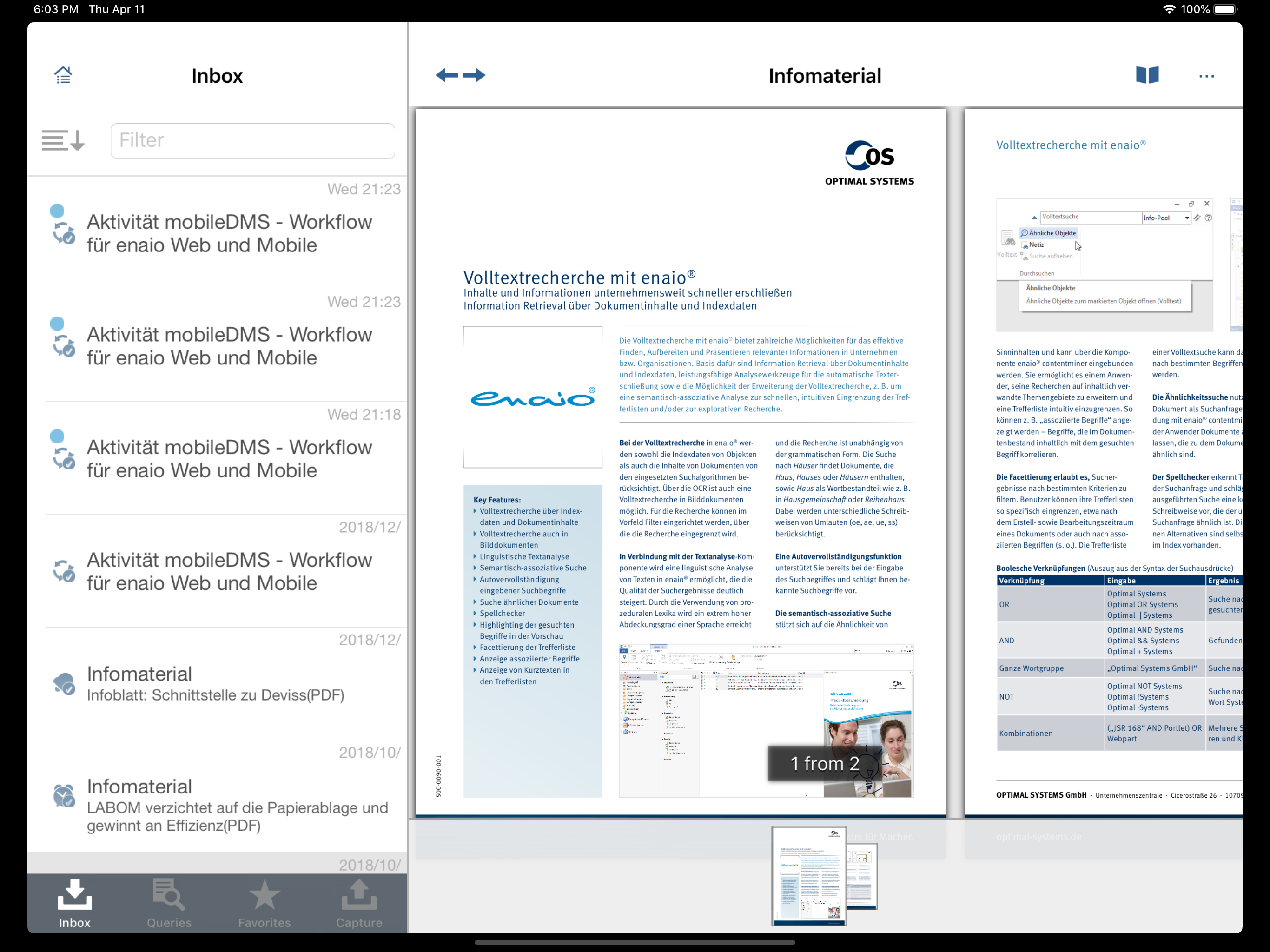 enaio® – Your ECM on the way