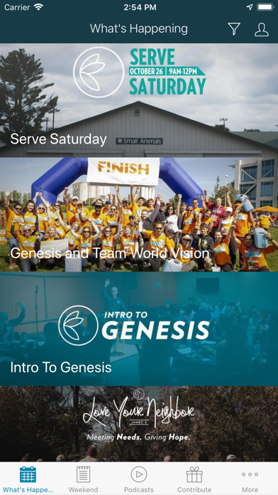 Genesis Church Indiana Screenshot