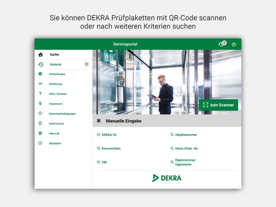 Screenshot #5 pour DEKRA Serviceportal