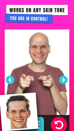 Bald Me Booth: Hair Remove App screenshot 3