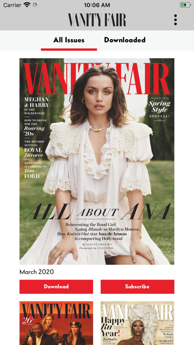 Vanity Fair Magazine screenshot1