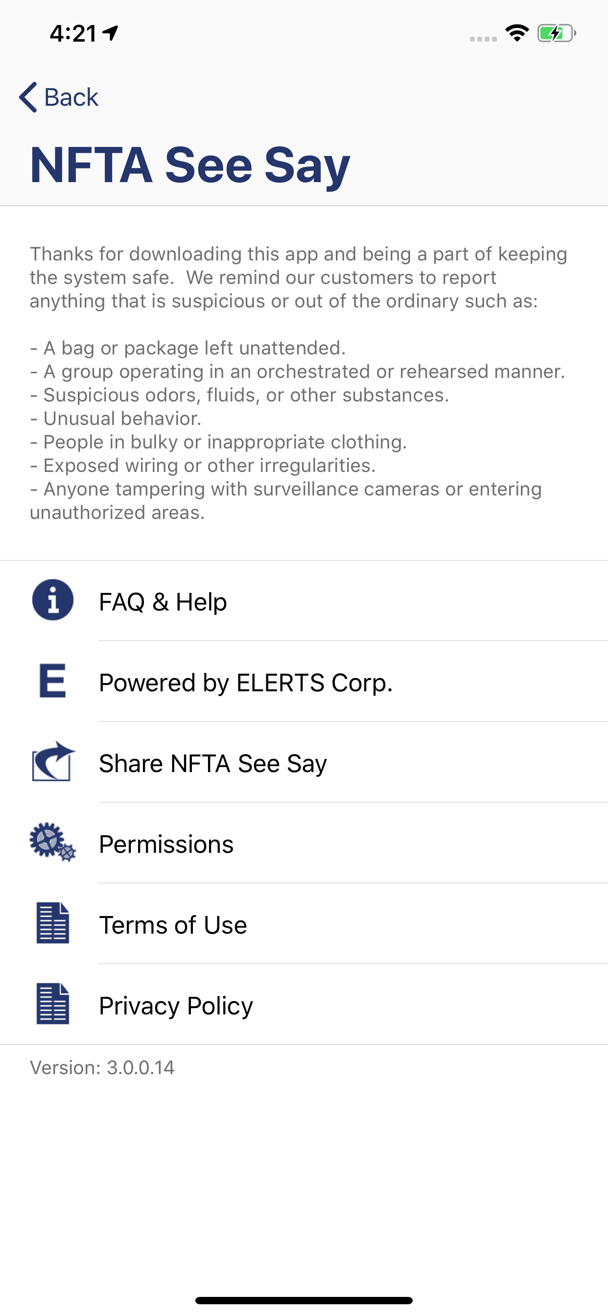 NFTA See Say screenshot 3