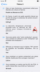 Permis C/CE - Examen camion screenshot