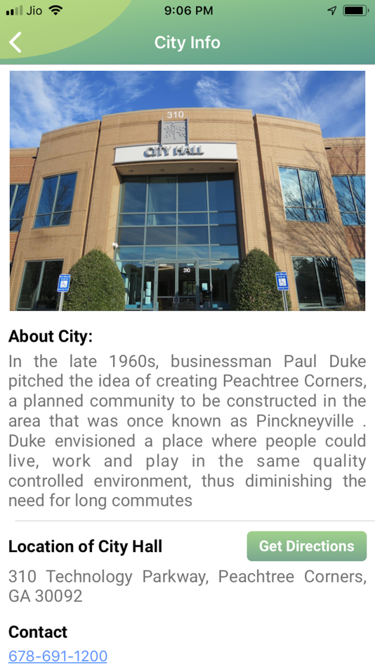 #9. Corners Connect (iOS) Podle: City of Peachtree Corners