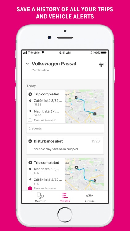 Chytré auto for T-Mobile