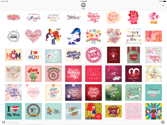Screenshot #4 pour Mother's Day Stickers