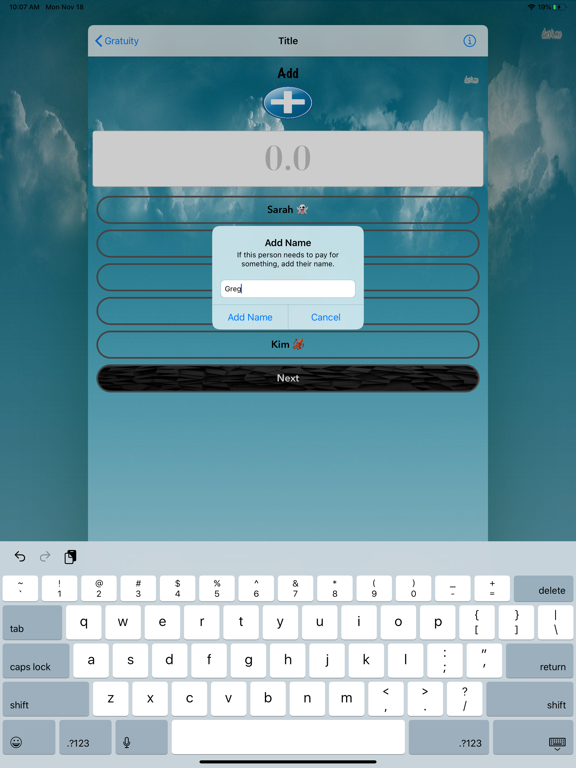 App screenshot