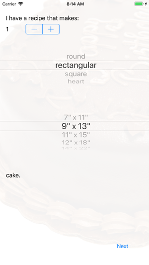 Cake Pan Converter